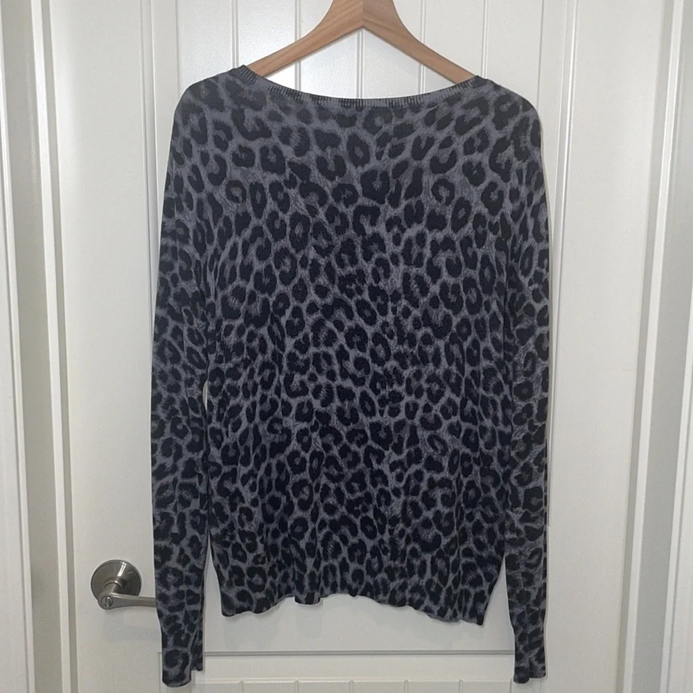 George Gray & Black Animal Print Button Front Cardigan - Picture 5 of 8